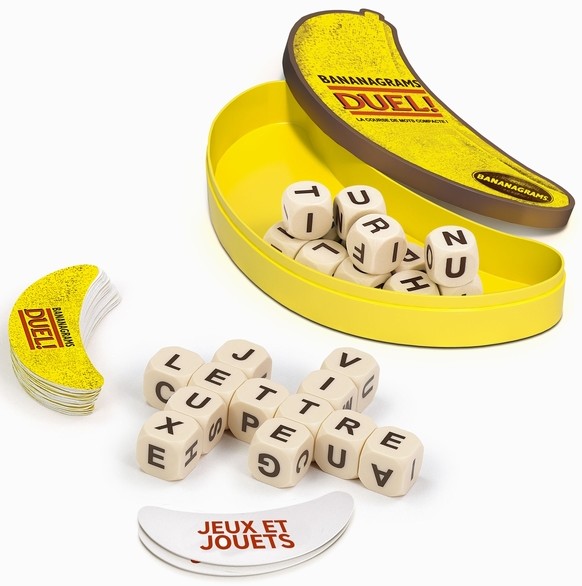 Bananagrams, jeu de lettres très rapide (3 modèles)